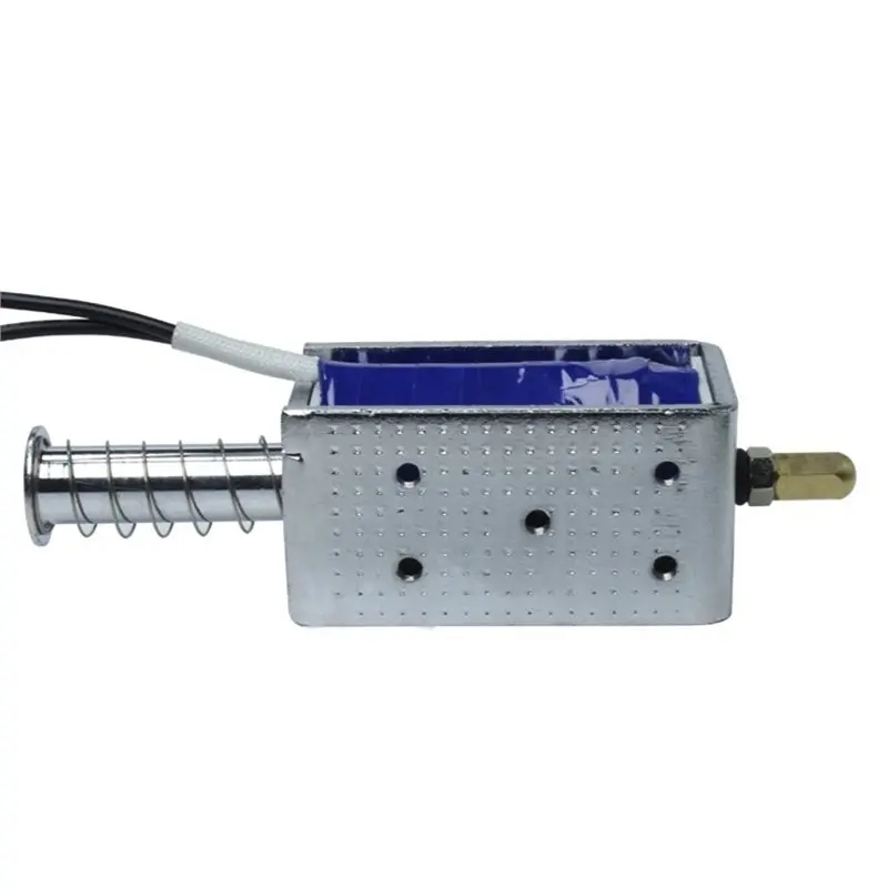 A23E-LY-1264B DC Powerful Push Pull Electromagnet 24V Solenoid Stroke 30Mm Magnetic Coil Electric Telescopic Magnet