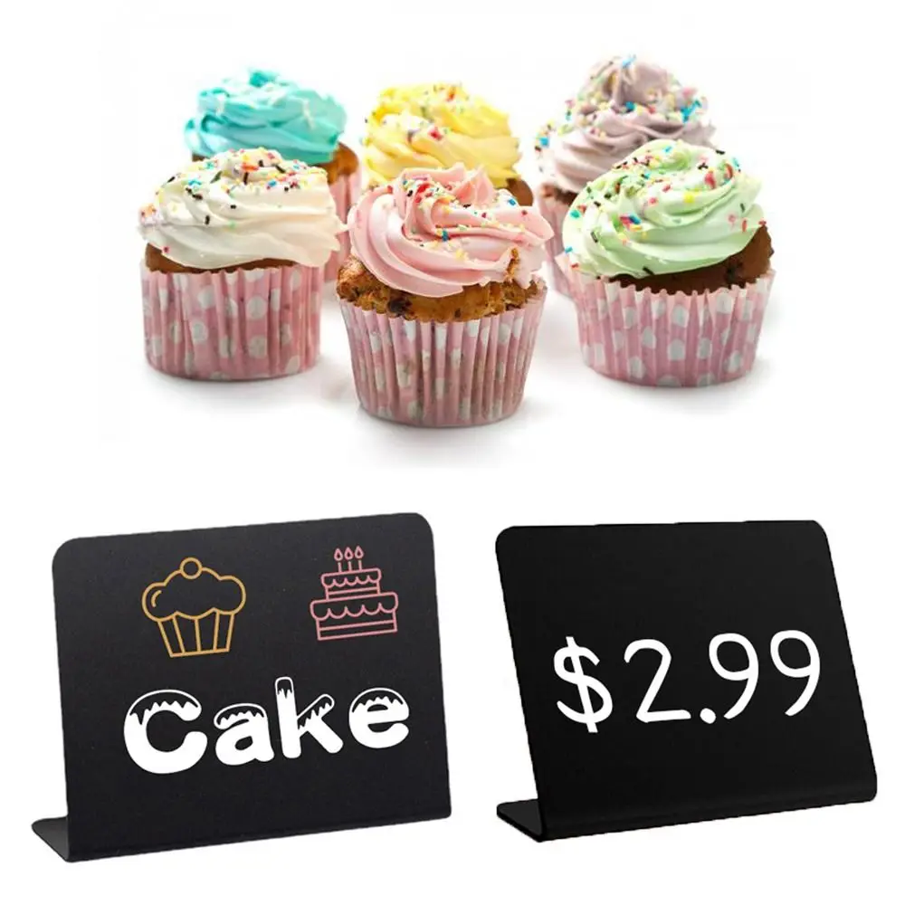 Reusable Mini Chalkboard Signs Rewritable Convenient Cake Dessert Label Portable Place Cards Desktop