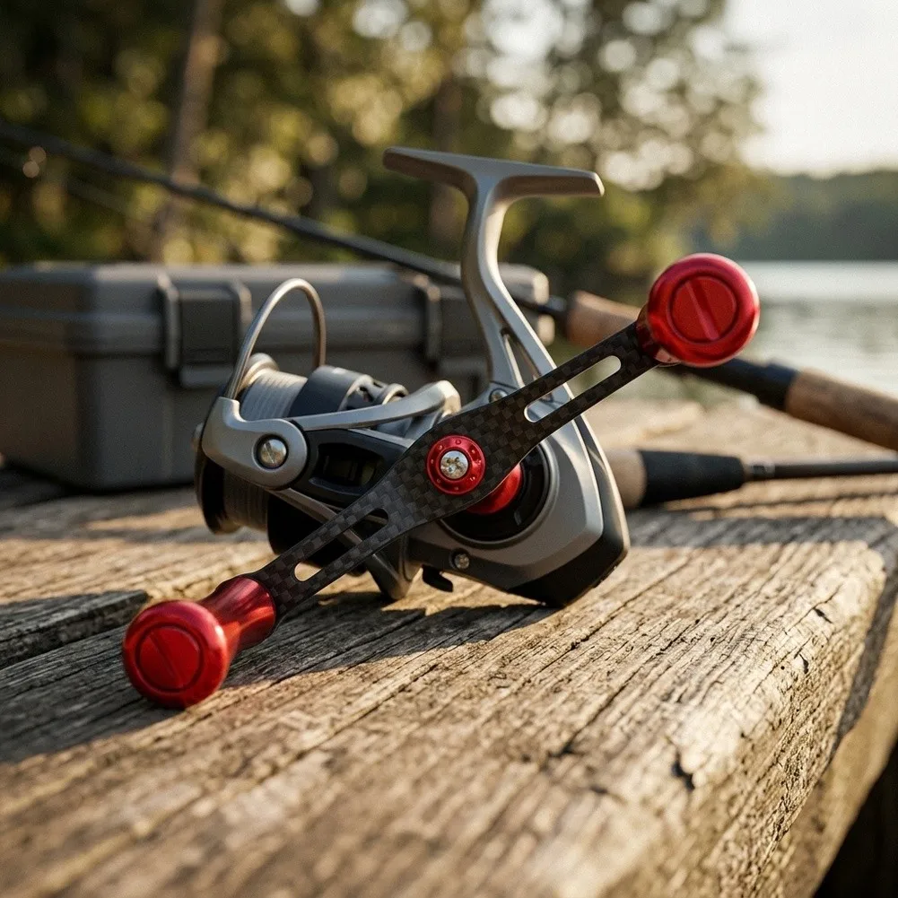 Alloy Rocker Arm Double Handle Grip For Lure Fishing Techniques Wear-resistant High Strength Material Alloy Rocker