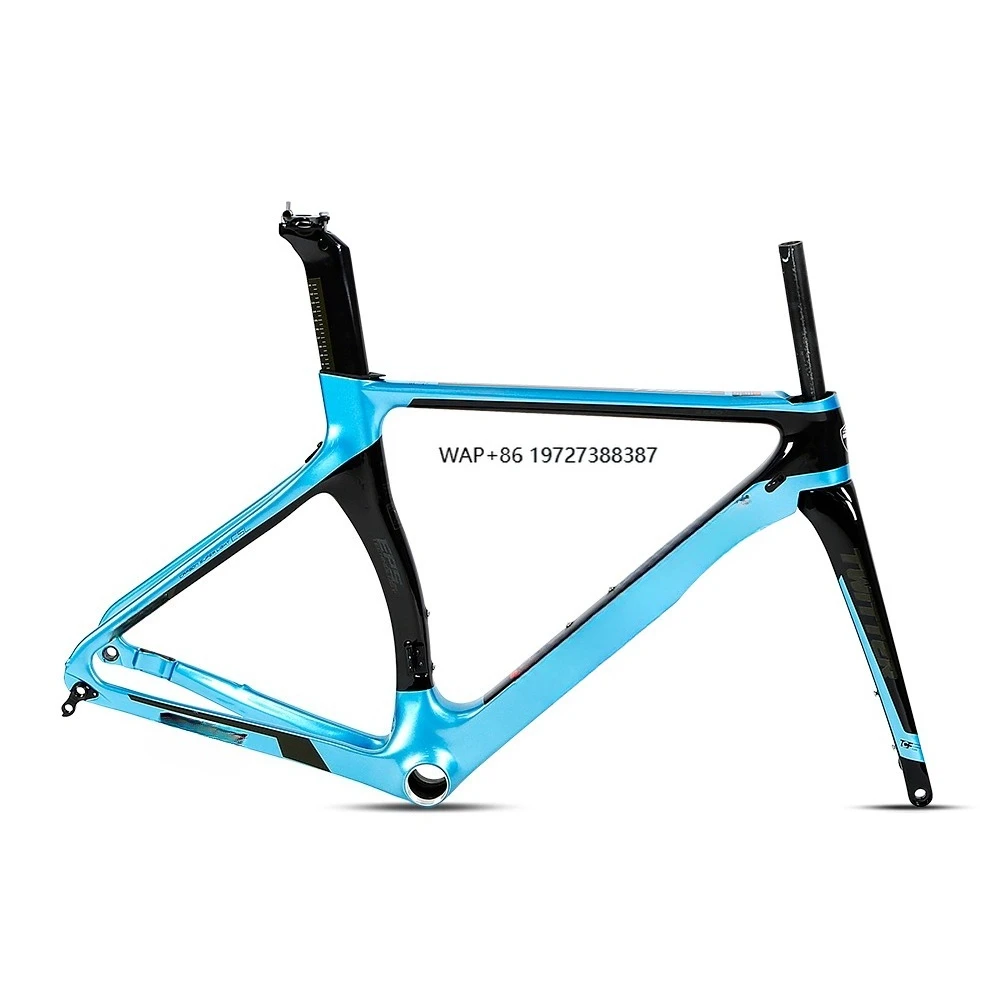 

Twitter T10pro Bicycle Accessories 700c Carbon Road Disc Frame Carbon Bicycle Road Bike Frame for Sale
