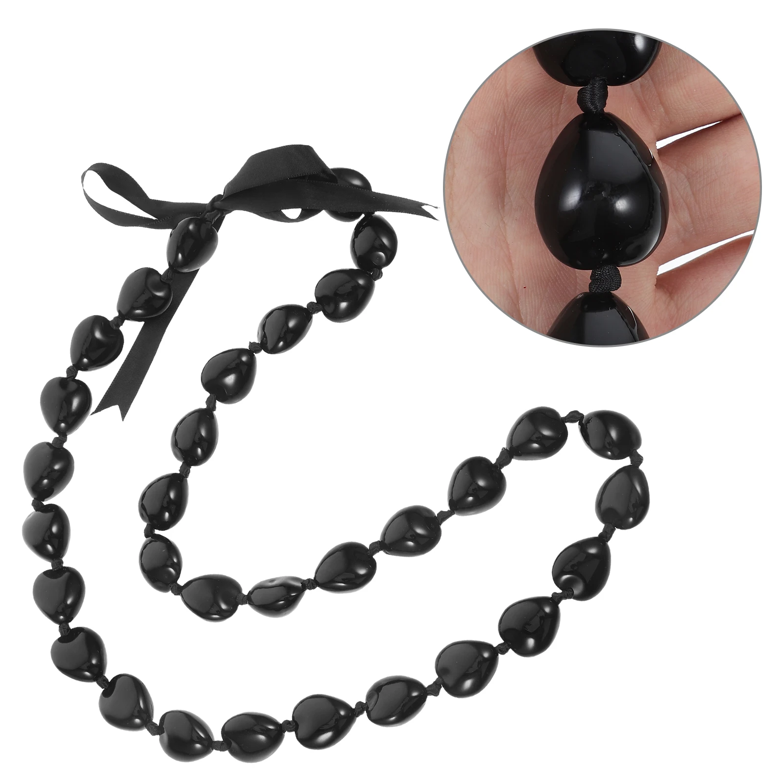 Collana di perline acriliche Decorazioni per la laurea per feste Adulti Gioielli avanzati Collane Ciondolo Fiore Lei Miss