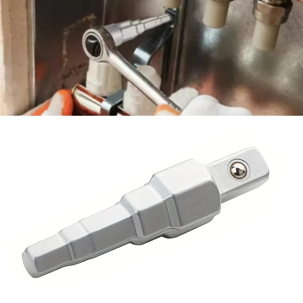 1/2 Universal Carbon Steel Pagoda Head Valves Joints Repair Tool Stepped Radiator Spud Wrench for Radiator, Valve Gasket Repair