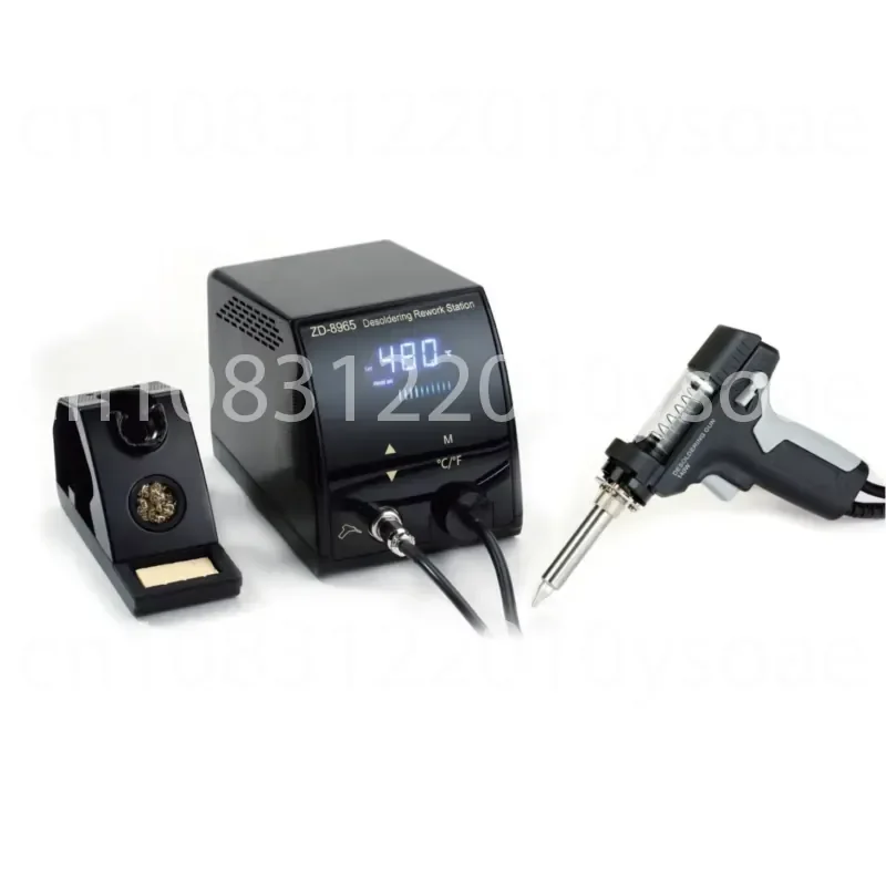 Heater Gun, Desoldering Wick Station, Soldering Iron Rework Station with Desoldering Gun and Stand