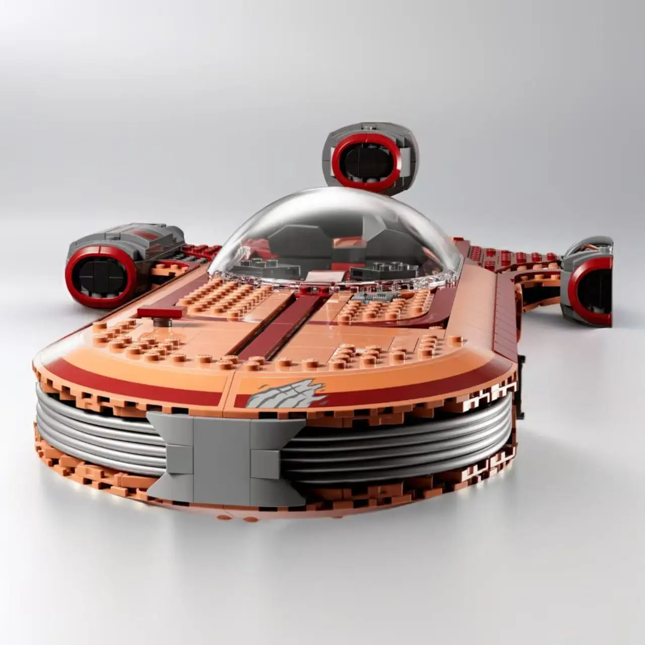 Oferta Especial: 75341 Luke Skywalker Land Speeder, Modelo de Bloques de Construcción de 1890 Piezas, Compatible con LEGO, Juguete de Bloques de Construcción, Regalo