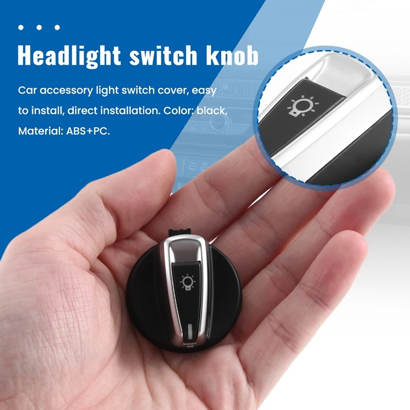 Automotive Headlight Switch Rotary Button For BMW 1 E88 E82 3 E90 E91 X1 E84