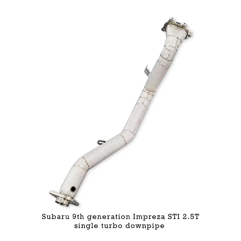 Head Section High flow Pipes Exhaust Pipes branch downpipe Exhaust Pipe with catalyst For Subaru Impreza STI 2.5T