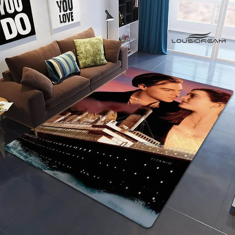 Titanic Leonardo DiCaprio carpet living room bedroom carpet balcony bathroom non-slip door mat bedroom decor birthday gift