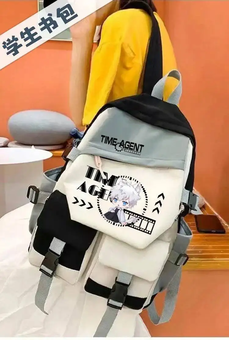

Anime Game Black Pink Link Click Student Teens School Bags Large Capacity Mochilas Backpacks For Cute Kawaii
