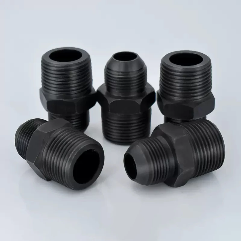 BSP Male Thread to Metric D-Type Hydraulic Adapter M12 M14 M16 M18 M20 M22  Hydraulic Adapter – Straight Through Joint