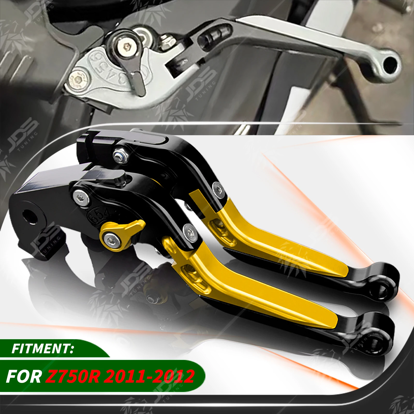 

Для Кавасаки Kawasaki Z750R Z750 R 2011-2012 рычаг сцепления тормозной рычаг набор регулируемых ручек рычаги аксессуары для мотоциклов Запчасти