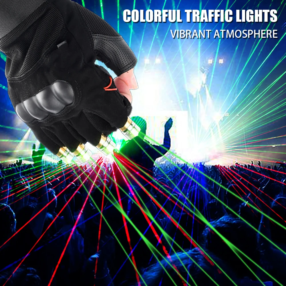 

Novelties Lamp Red and green Laser Gloves lamps for room Light outdoor lights rechargeable laser glove light Bar Prop theatrical