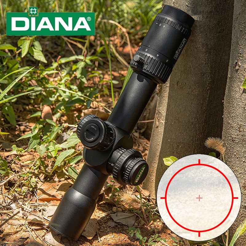 

DIANA 2-10x30 FFP Scope Illuminated Circle Crosshair Reticle Optical Sight