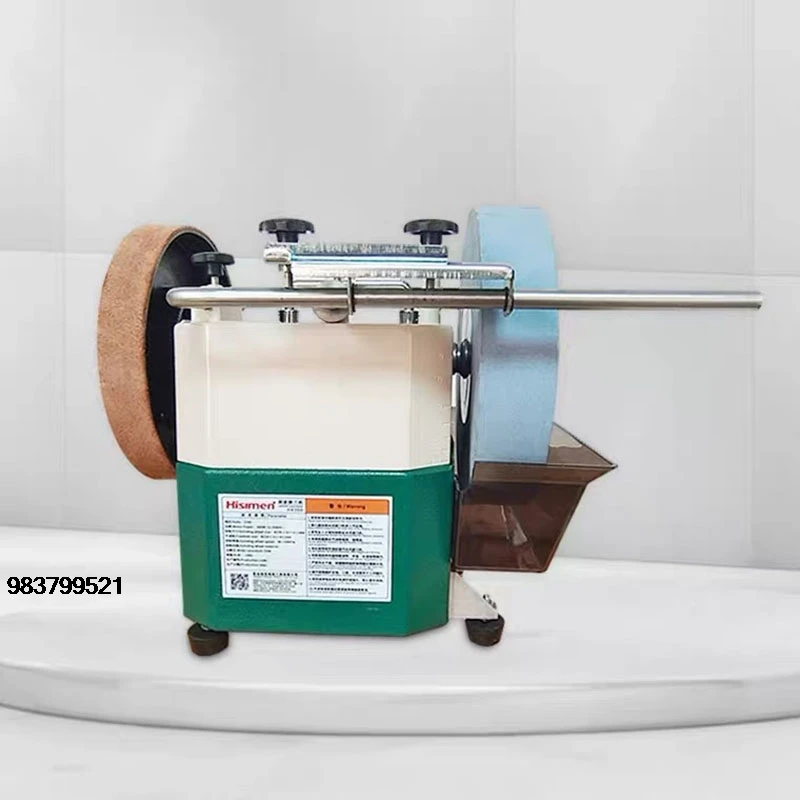 Good Price H8300 10 Inch Positive and Negative White Fused Alumina Sharpener low Speed Grinder Polishing Machine Desktop