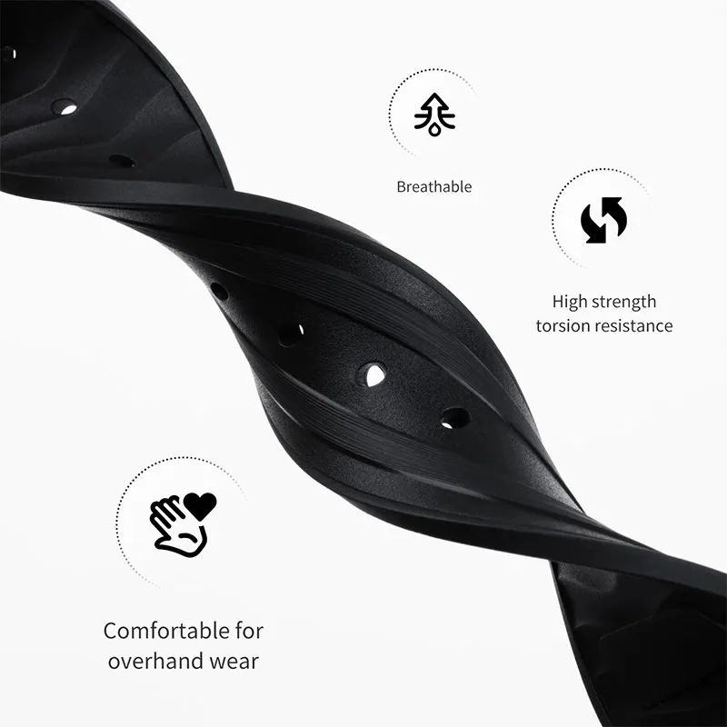 سوبر استنساخ تصميم جديد 20 مللي متر فلوروروبر منحني نهاية لأوميغا ساماستر 300 حزام الغوص مع الأصلي أضعاف مشبك حزام (استيك) ساعة