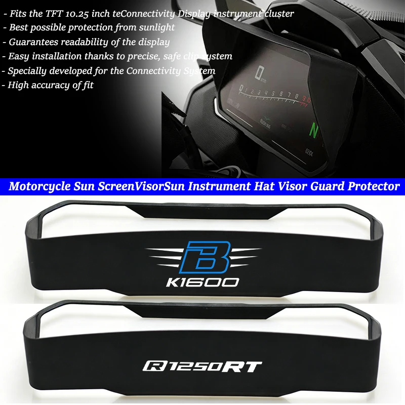 

Motorcycle Screen Visor Fit For R1250RT R 1250 RT K1600B K1600GT K1600GTL K 1600 GT GTL B CE04 2022- Instrument Protective Cover