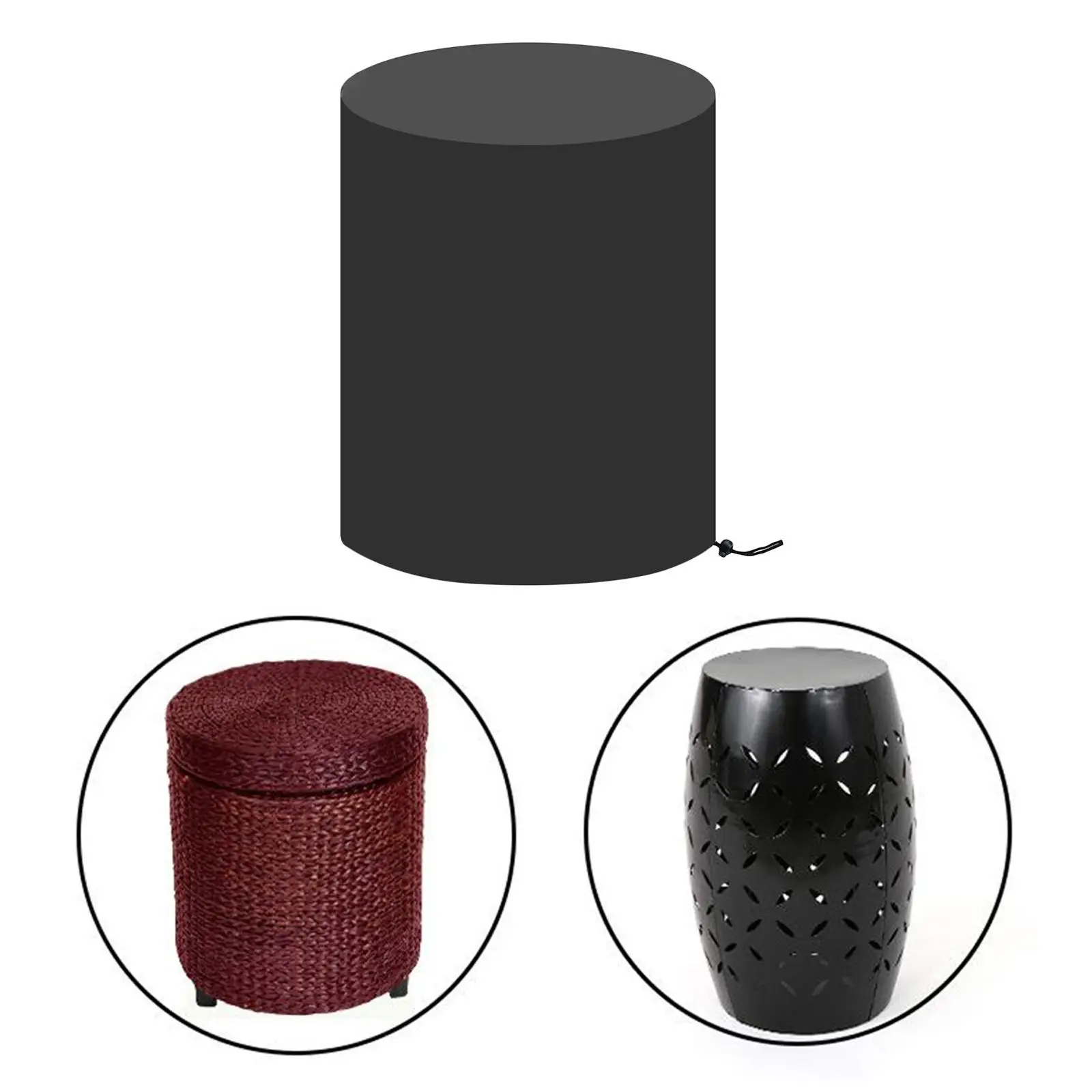 

Чехол для садовой мебели, чехол для круглого садового стола, сверхмощный Оксфорд 420D