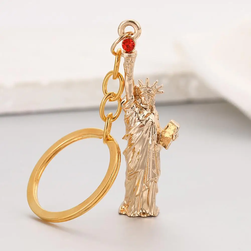 Anti-oxidation Keychain Liberty Key Pendant Statue of Liberty Keychain Pendant Lightweight Zinc Alloy New York Landmark