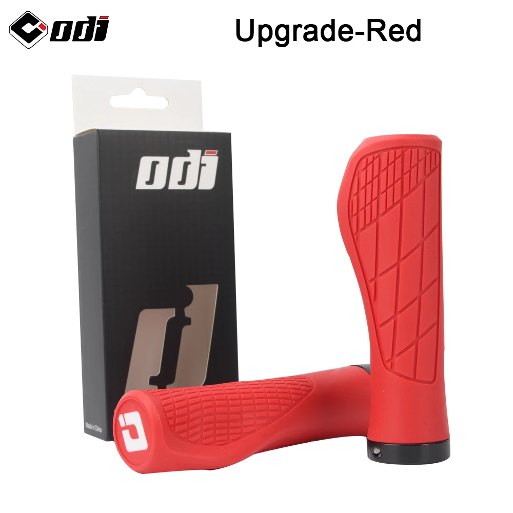 ODI MTB Fahrradgriffe, stoßfeste Fahrradlenkerabdeckung, rutschfeste, abschließbare Griffe, ergonomische Radfahren-Gummiballgriffe – Detail 2