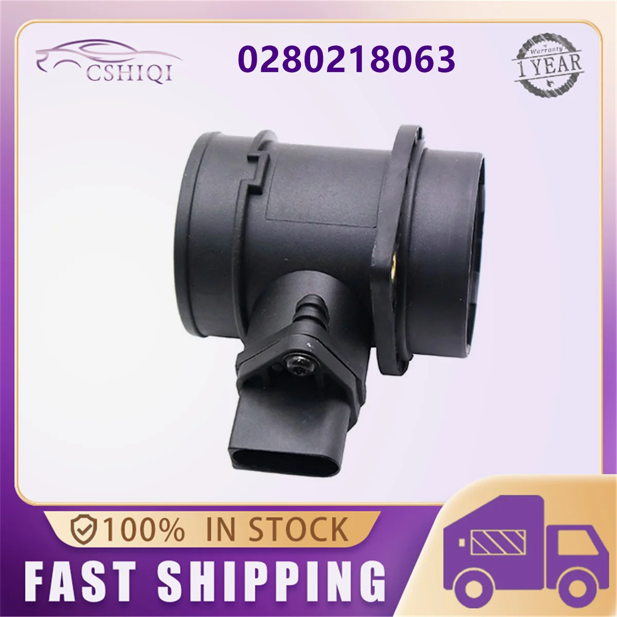 0280218063 06A906461L MAF Mass Air Flow Sensor Meter For Audi A4 TT VW Golf Jetta Passsat 1.8T 2000-2006 Auto Parts