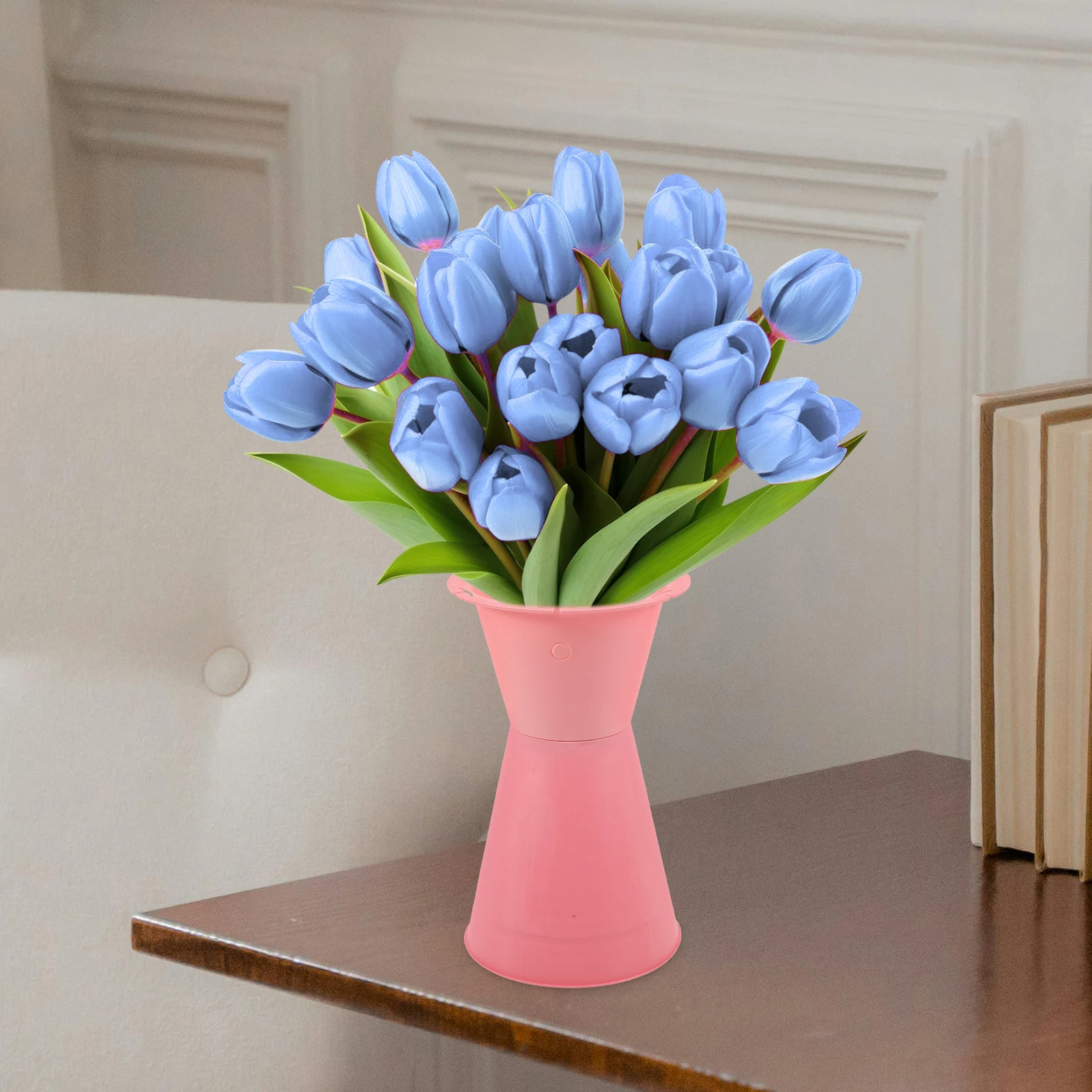 10 قطع السيف دلو باقة قاعدة حامل الزهور الزهور الاصطناعية حامل ترتيب لوازم الزفاف بين قوسين عرض مستقر #1