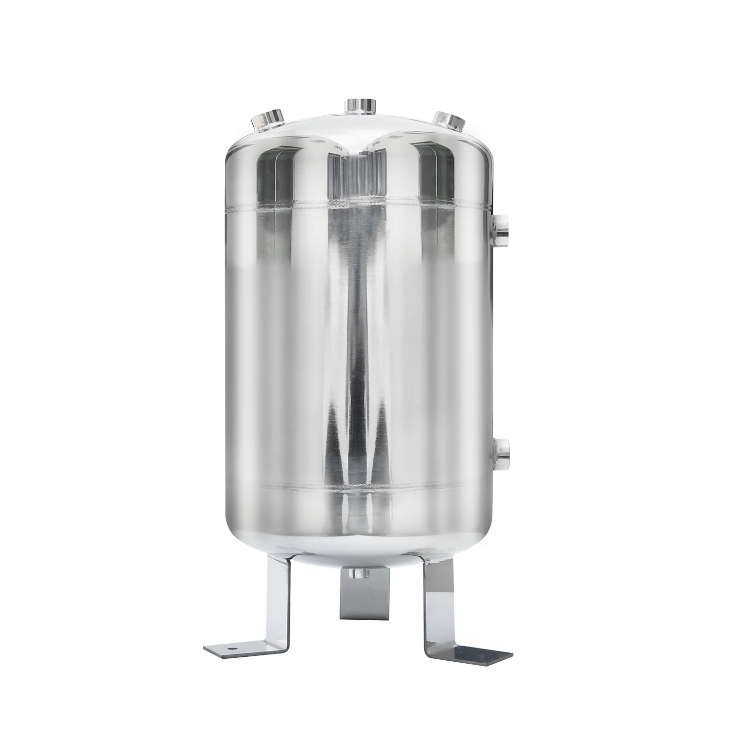 Factory Customized 5/10/20L Stainless Steel Mirror - Finish Vertical Storage Tank for Vacuum Pump Negative Pressure Station