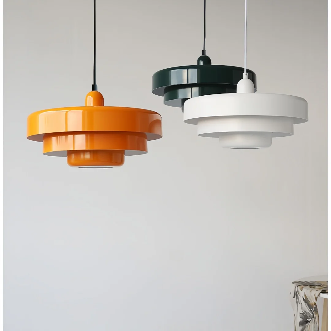 Modern Minimalist Multi-Layer Chandelier Aluminum Material Multi-Color Pendant Light Home Living Room Bedroom Dining Room Decor