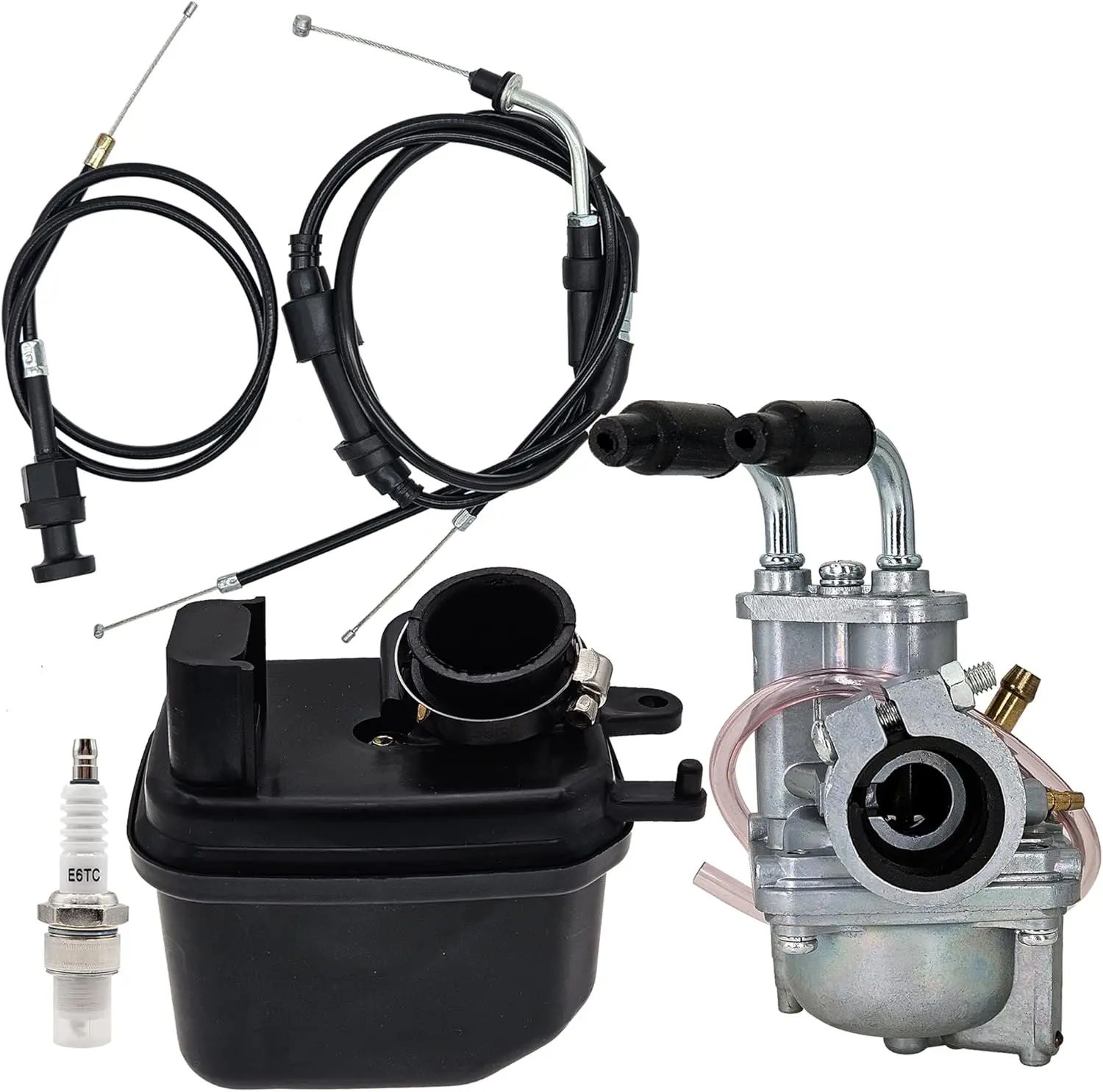 PW50 Carburetor Kit Compatible with Yamaha 50cc Dirt Bike PW 50 Y-Zinger Carb