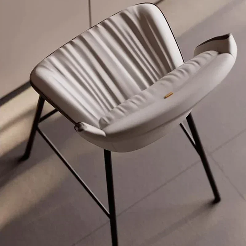 الاسترخاء كراسي بار عالية البراز الفاخرة قطب الحديثة الاستقبال كراسي بار مطعم التصميم الإيطالي بار الأثاث Banqueta LLBC