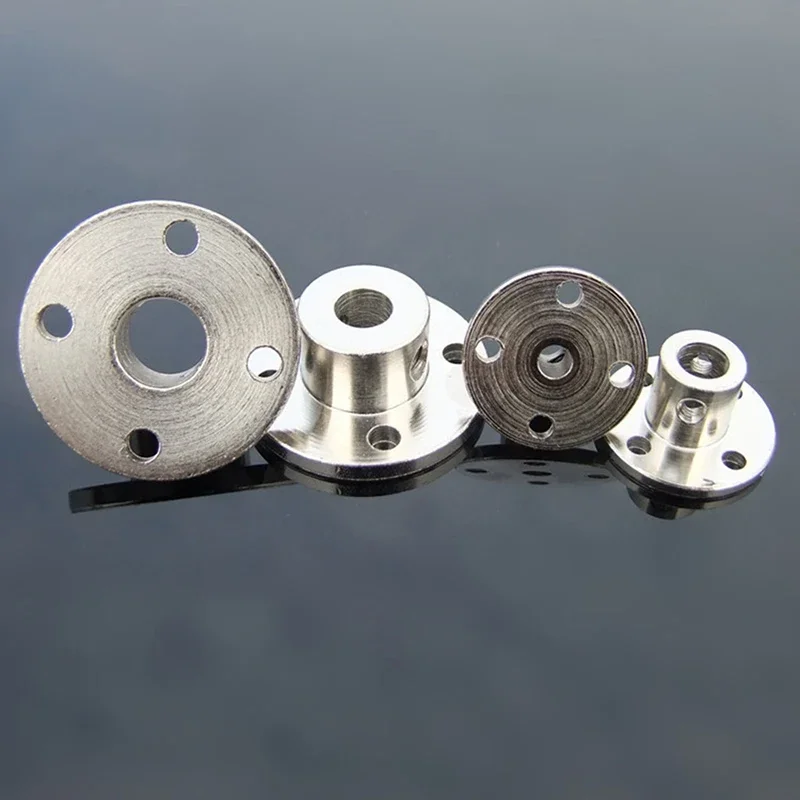 1pc 3/3.17/4/5/6/7/8/10/11/12/14mm Rigid Flange Coupling Motor Guide Shaft Coupler Motor Connector Shaft Axis Bearing Fittings