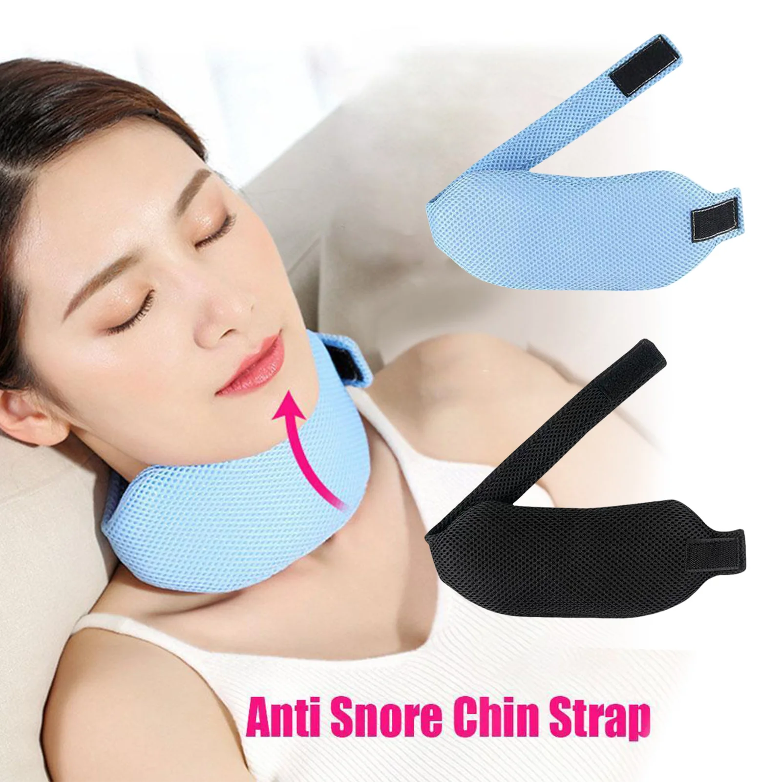 Adjustable Anti Snore Neck Strap Breathable and Comfortable Anti Snore Belt for Unisex People Sleeping Tool