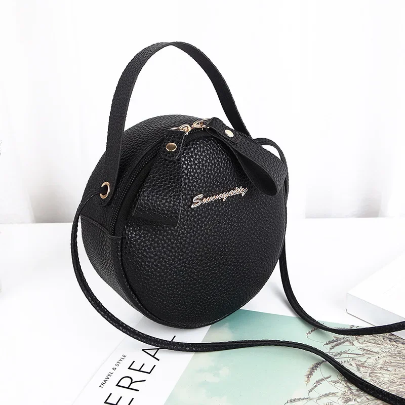 New Fashion 2019 Round Mulit Style PU Bag Handbags Women Bow Summer Shoulder Bag Circle Soft Tote Women Mujer Bolsas