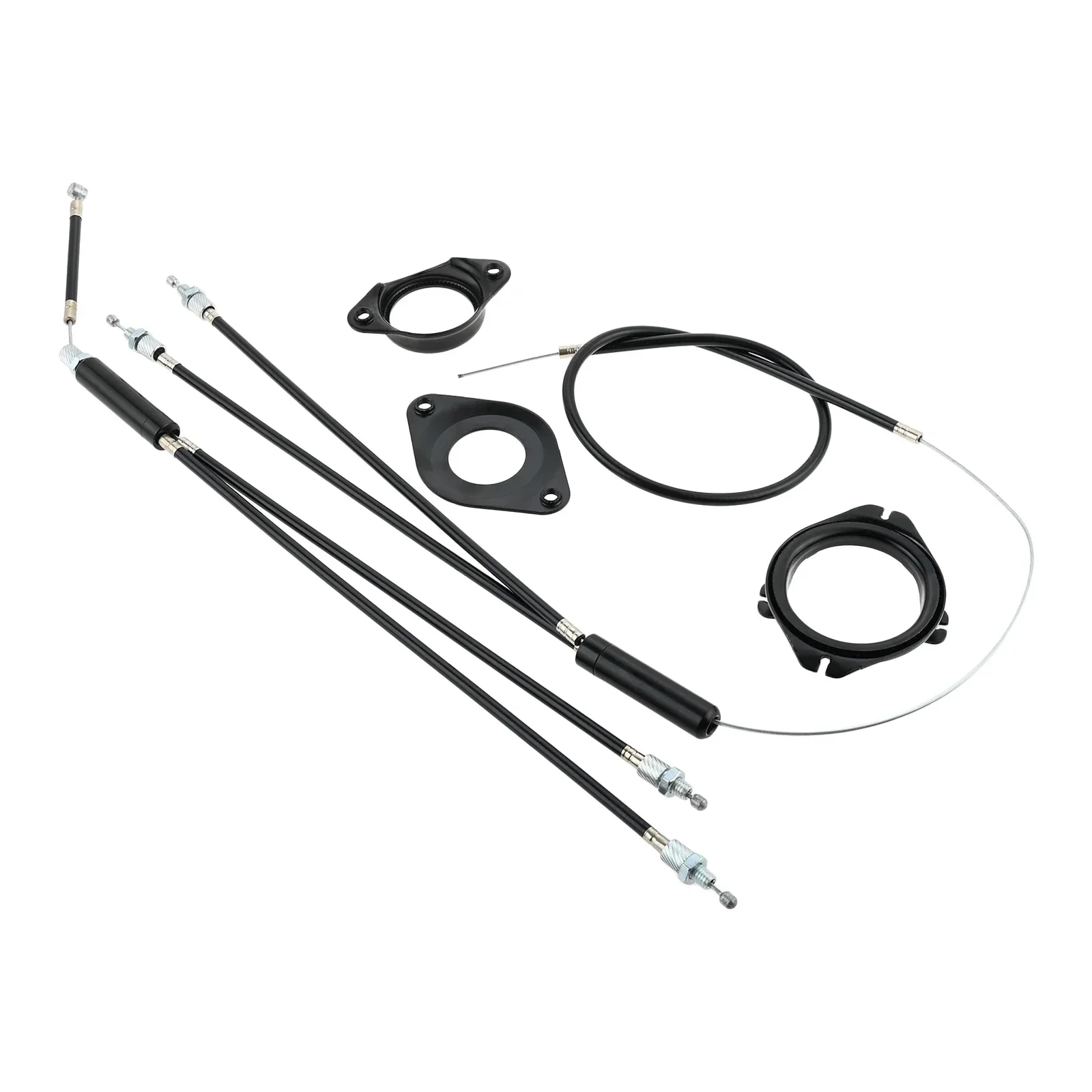 Bicycle Brake Line Set Cable Wire for Bike Gyro Brake Cables Rear (Upper + Lower) with Spinner Rotor for BMX Bike Replacement