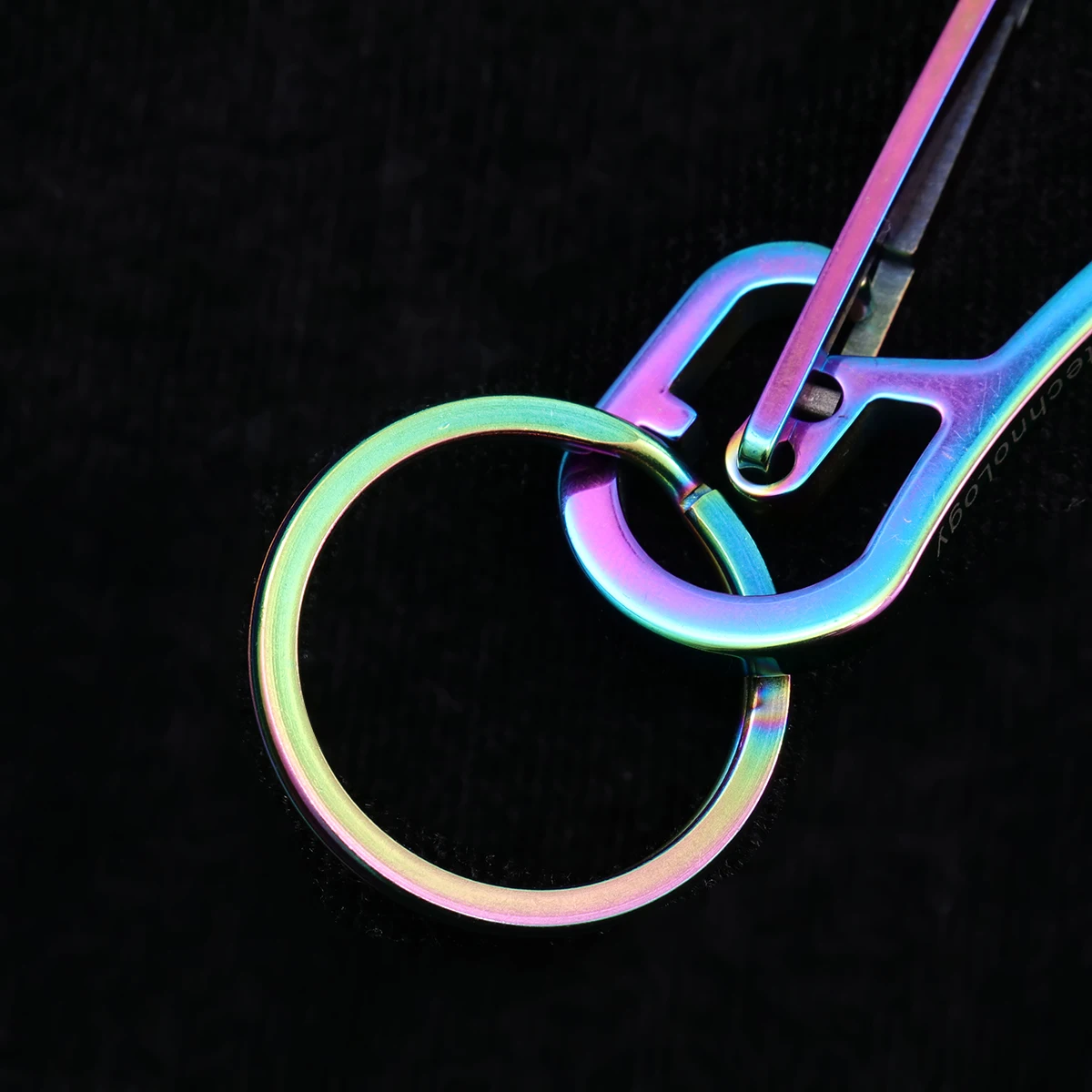 

Stainless Steel Keychain Metal Ring Holder Durable Lightweight Ergonomic Design Women Carabiner Key ganizer Gifts