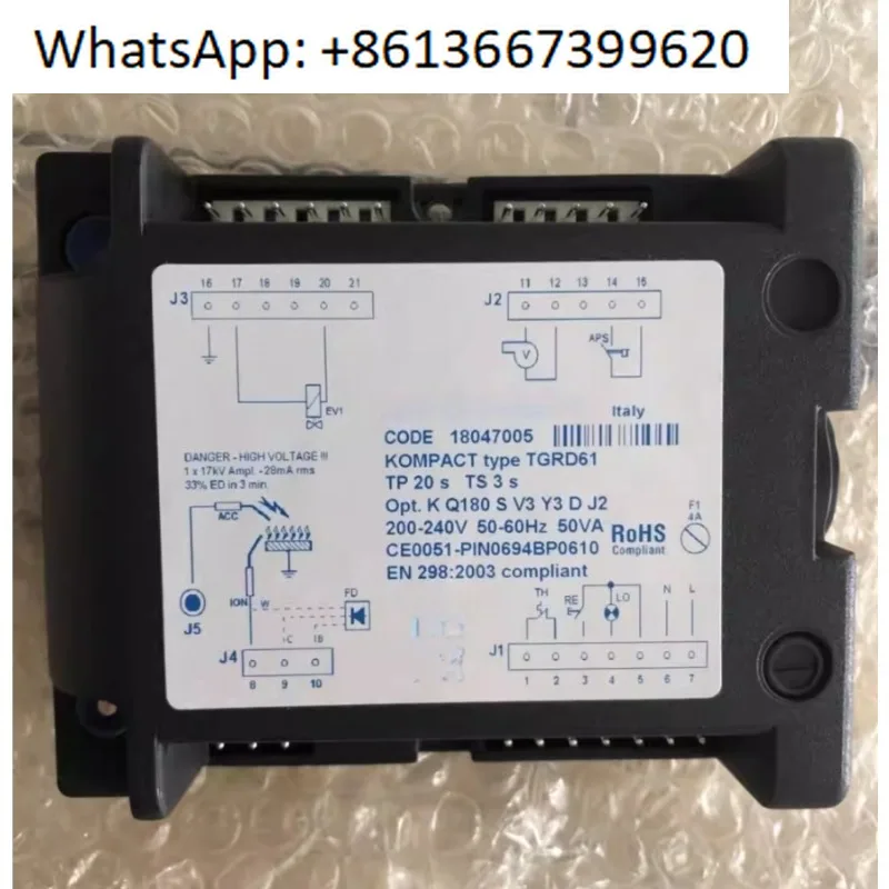 CODE 18047005 type TGRD61 Combustion Range Controller TGRD63 18047002