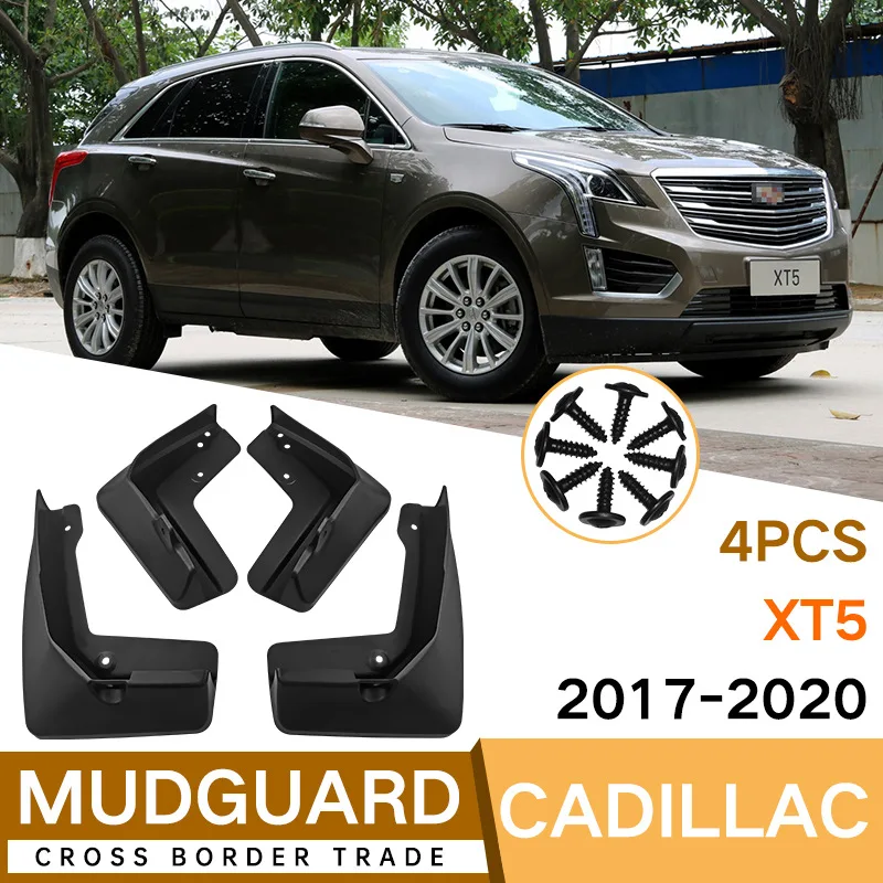 

For Cadillac XT5 2017-2020 Car Molded Mud Flaps Splash Guards Mudguards Front Rear Styling Wheel Accessories