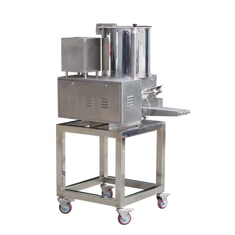 Stainless Steel Automatic Meat Patty Forming Machine for Burger Chicken Pumpkin Cake Commercial / Burger Patty Making Machine