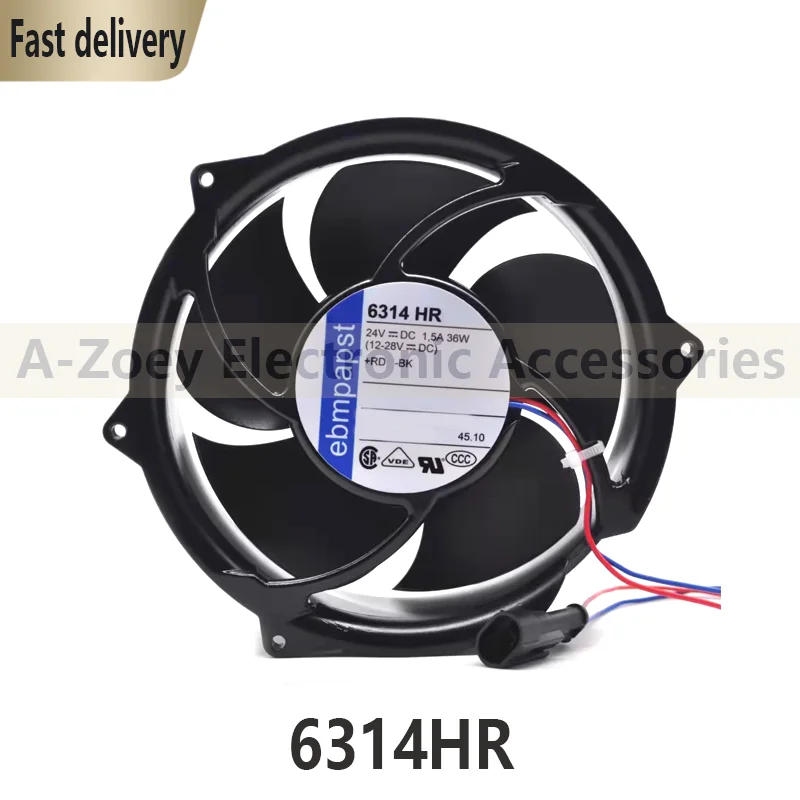 

New Original inverter fan 6314HR or 6314 plug 24v 36w