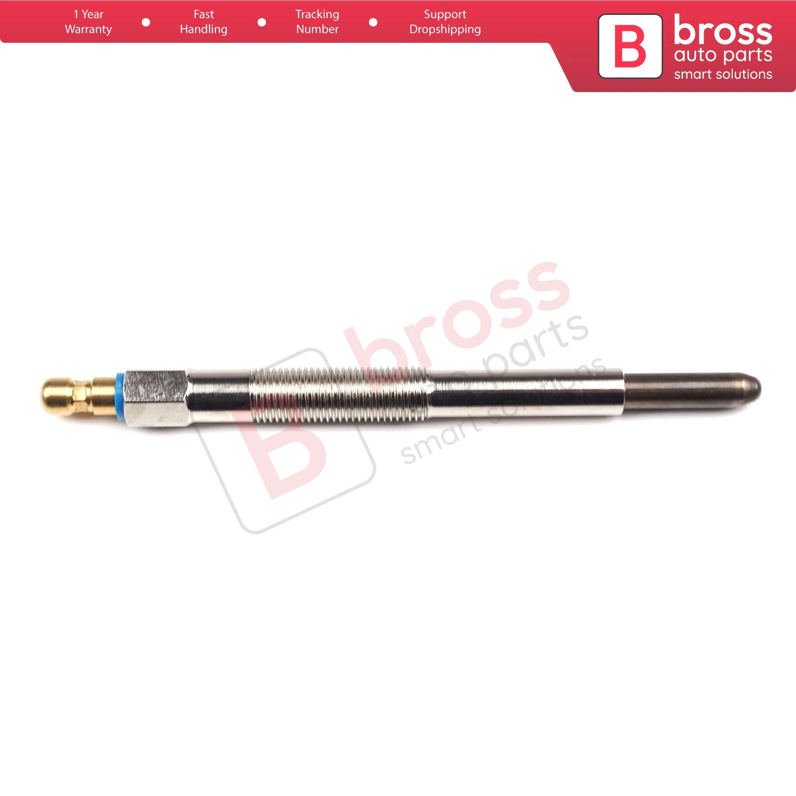 Bross BGP66 1 Piece Heater Glow Plug 24 Volt for Caterpillar 3304 3306 3T9562 GN071 0100800034 Y171 3T-9562, GN071 Fast Shipment