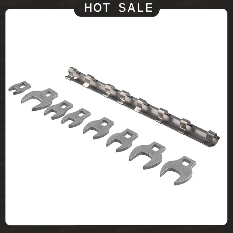 

24-Hour Delivery 5Set 3/8Inches Nut Crowfoot Wrench Set Horn Wrench Heads Square Heads Hardware Tool Wrench Of Imperial Bullhorn