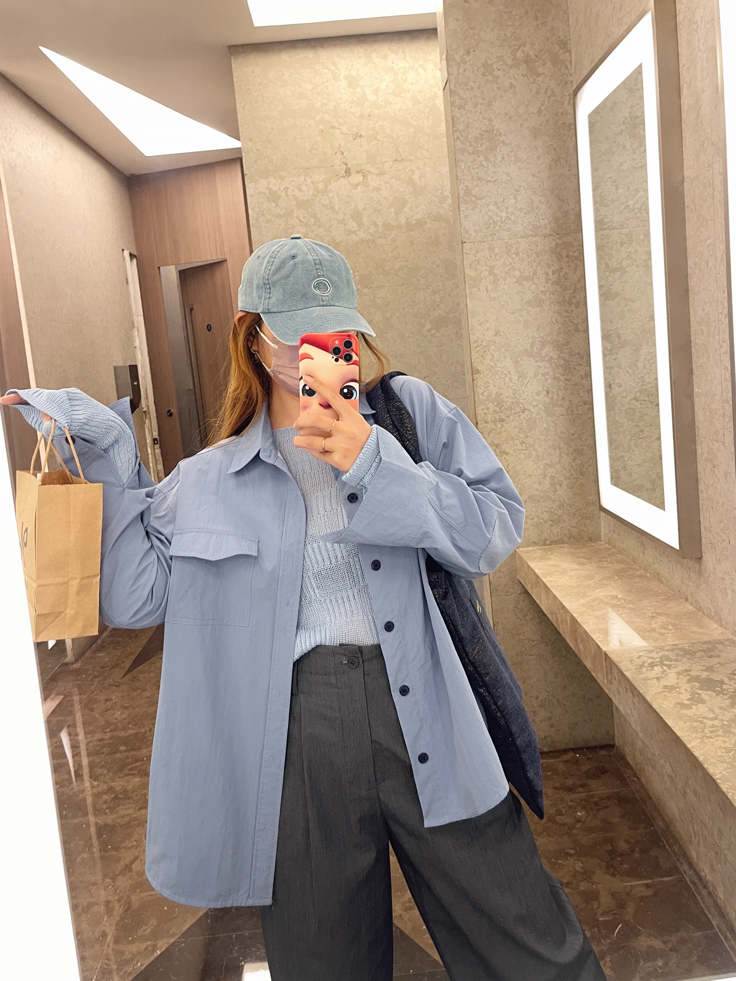 

KOGIRL Spring New Loose Outerwear Windproof Casual irt Jaet Women's Outdoor Sle Faion plus Size Nylon Long Sve