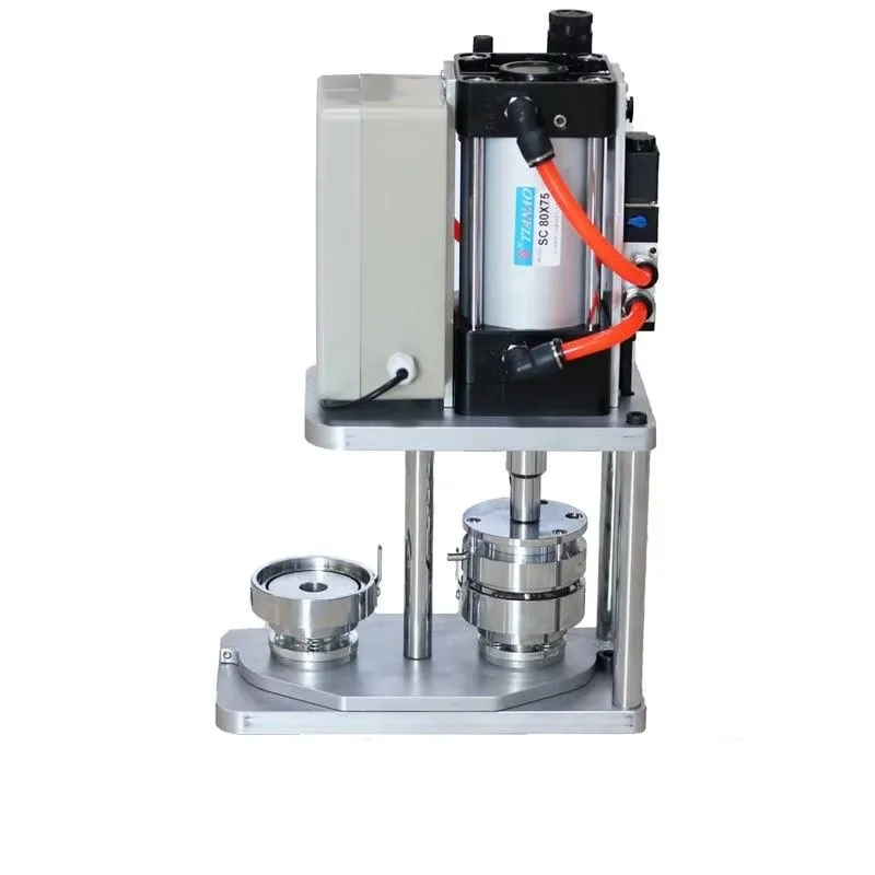 

【Best-selling】TOP Hot Selling Tinplate Badge Machine Rotary Pneumatic Badge Fridge Magnet Card Press Fridge Magnet Making Machin