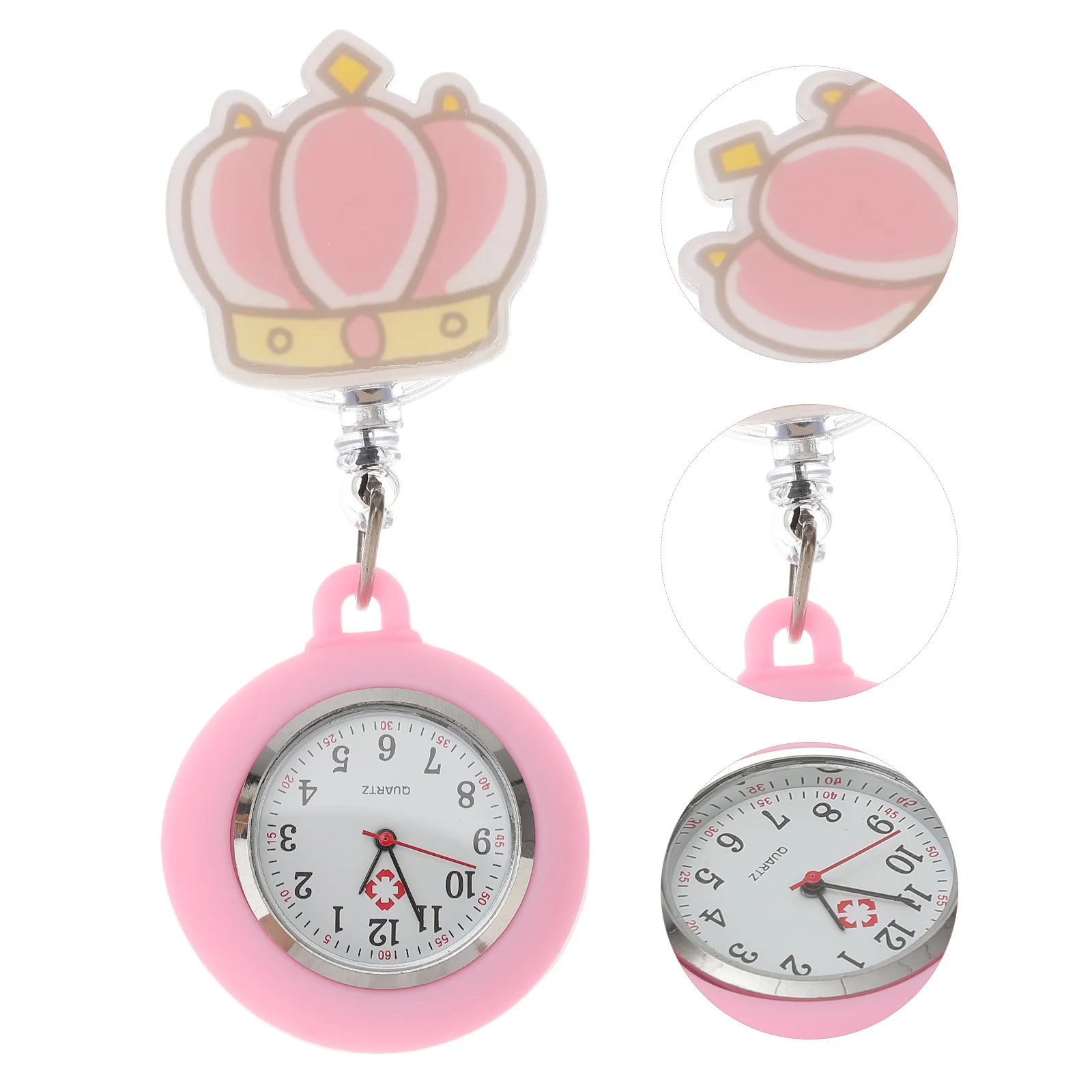 

1Pcs Nurse Pocket Watch Luminous Stretchable Silicone Hot Balloon Cartoon Watch Doctors Nurses Work Gift Silicone Pocket