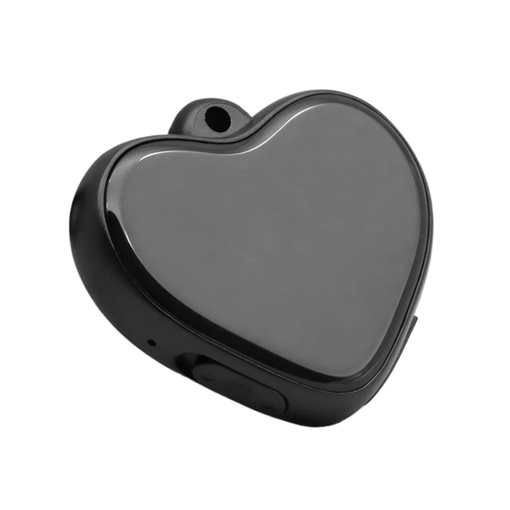 

Audio Recorder Heart Shape Pendant Multipurpose Noise Reduction Voice Activated Recorder Digital Recording Device with Headphone