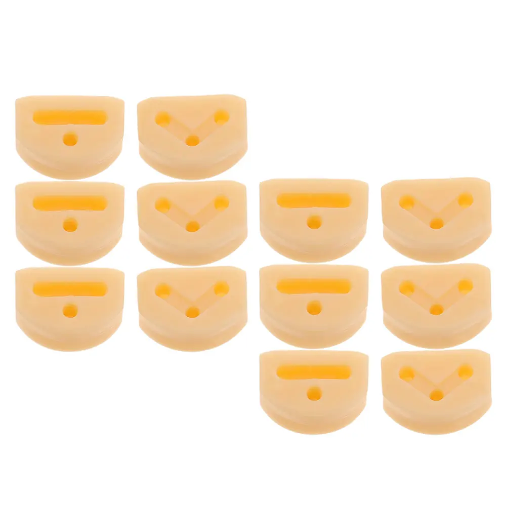 

12 pcs Guitar String Bridge Beads 3-Hole Classical Flamenco Acoustic Nylon Folk Guitar Ukulele Accessories Replacement Parts