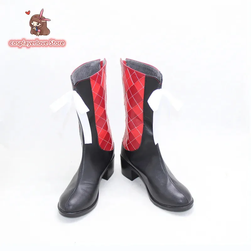 

wiwiwi 123Zombie Land Saga Minamoto Sakura Cosplay Shoes Boots Custom Made
