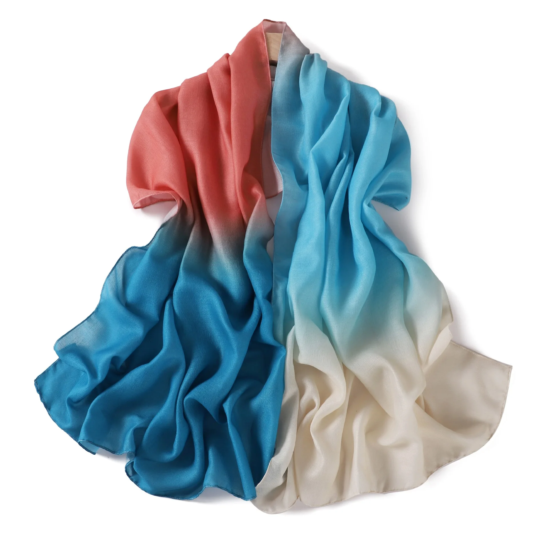 

Multi Functional Gradient Imitation Cotton And Linen Scarf Head Wraps Headscarf Women Shawl Neckerchief Korean Versio Turbante