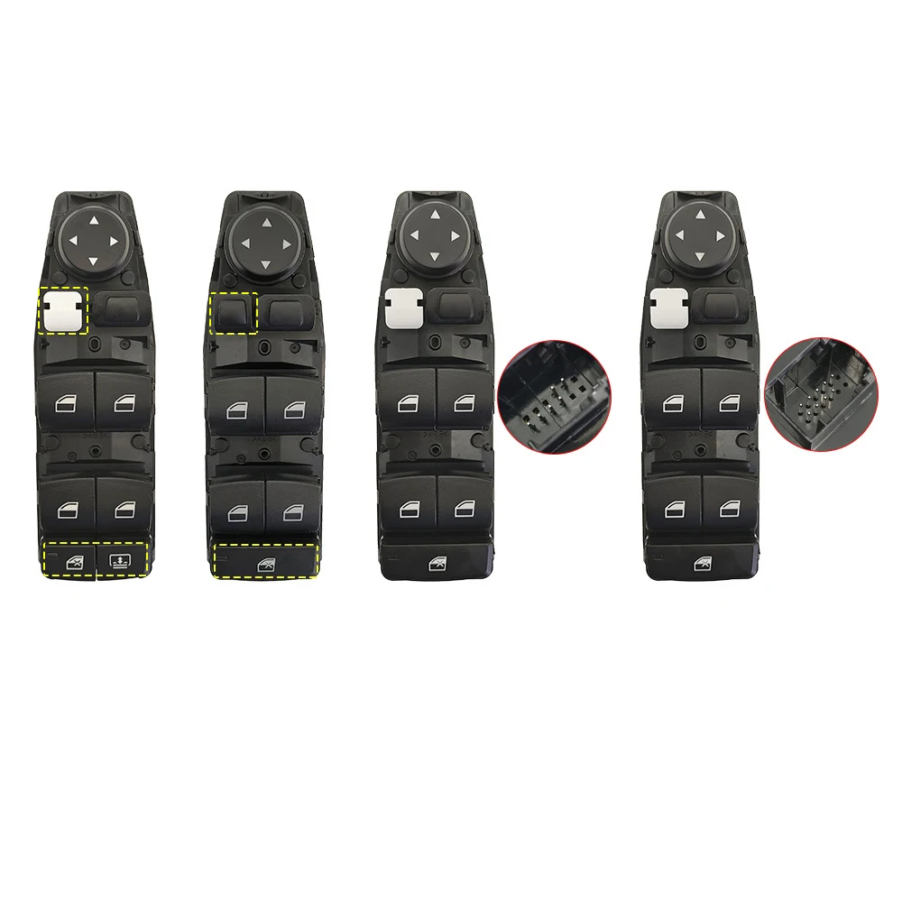 For BMW F30 F35 Window Control Lifter Switch Unit Button Car Accessories 6/9 Pins 61319208108 61319208109 61319218481