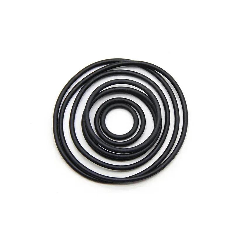 50pcs NBR O Ring Seal CS 1 2 3 4 mm OD 5~80mm Automobile Nitrile Rubber Washer Round O-Type Corrosion Oil Resist Sealing Gasket