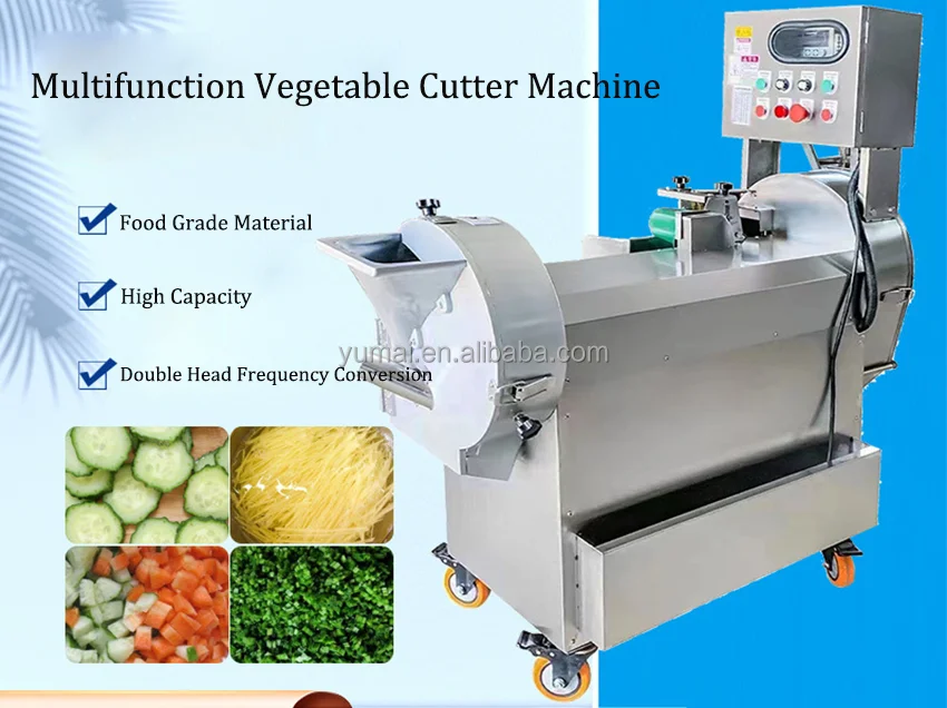 Automatic Leaf Vegetable Green Onion Parsley Lettuce Spanich Cutting Industrial Cutter Chopper Machine
