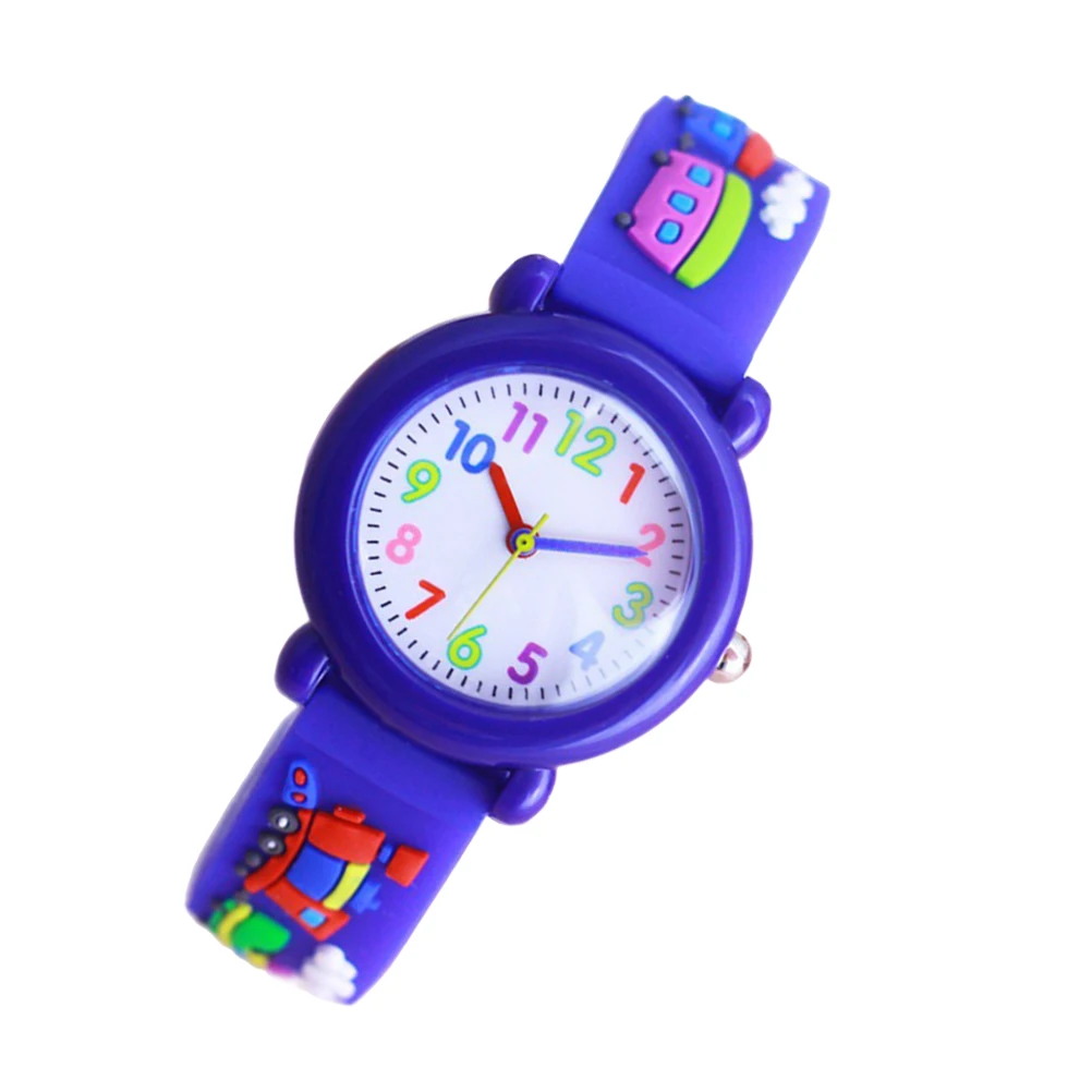 

1pc 3D Silicone Watch Cartoon Wristwatch Comfortable Quartz Movement Durable Lightweight For Daily Wear